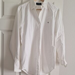Ralph Lauren White Shirt Womens Size M